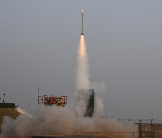 Israel tests MRSAM air defense system with India