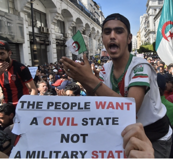 Mass protests erupted in February 2019 after then-President Abdelaziz Bouteflika said he would run for a fifth term, bringing hundreds of thousands onto the streets