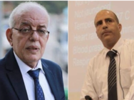 Doctors Mooein Ahmad al-Aloul and Ayman Abu al-Ouf were killed in Israeli air attacks on Sunday, family and authorities say