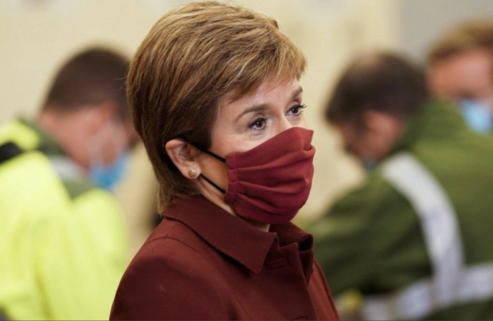 Ms Sturgeon has admitted that the way elderly people were discharged from hospital to care homes in the early stages of the pandemic was a mistake Ms Sturgeon has admitted that the way elderly people were discharged from hospital to care homes in the early stages of the pandemic was a mistake