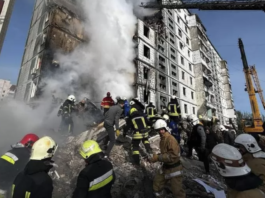 Russian airstrike in Kyiv kills 12, including a mother and toddler