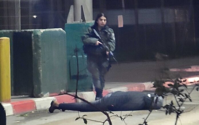 The assailant, reportedly responsible for the car-ramming attack, was swiftly confronted by Israel Defense Forces (IDF) troops at the scene The assailant, reportedly responsible for the car-ramming attack, was swiftly confronted by Israel Defense Forces (IDF) troops at the scene