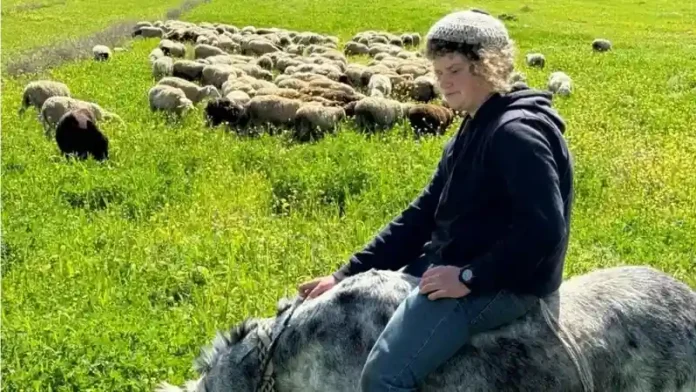 The military said Binyamin Ahimeir, 14, was killed as he herded sheep in the West Bank The military said Binyamin Ahimeir, 14, was killed as he herded sheep in the West Bank