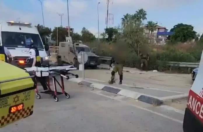 The Israeli emergency response organization Magen David Adom (MDA) confirmed that it was providing medical treatment to the injured