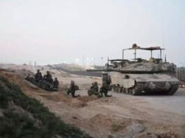 IDF troops operate along the Philadelphi Corridor at the Gaza-Egypt border in August 2024. (IDF)