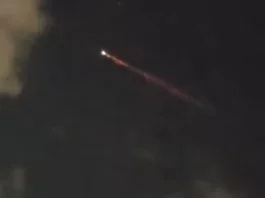 Arrow aerial system intercepts Houthi missile over Tel Aviv (photo credit: SECTION 27A COPYRIGHT ACT)