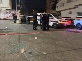 Authorities have launched an investigation into the incident, with officers scanning the crime scene and collecting evidence