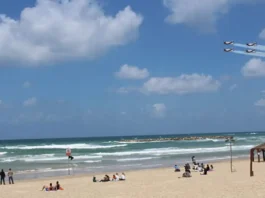 Tel Aviv, Israel – Health Ministry warns of bacterial contamination in seawater at central beaches and irregularities in northern drinking water