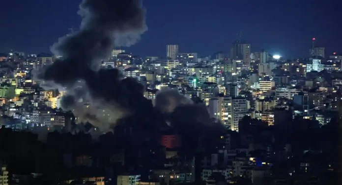 Smoke billows over Beirut's southern suburbs, after an Israeli strike, amid the ongoing hostilities between Hezbollah and Israel, as seen from Baabda, Lebanon, November 23, 2024 Smoke billows over Beirut's southern suburbs, after an Israeli strike, amid the ongoing hostilities between Hezbollah and Israel, as seen from Baabda, Lebanon, November 23, 2024