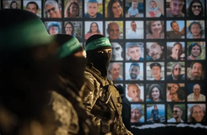 Illustrative image of Hamas terrorists. (photo credit: Canva, MAHMUD HAMS/AFP via Getty Images, YONATAN SINDEL/FLASH 90) Illustrative image of Hamas terrorists. (photo credit: Canva, MAHMUD HAMS/AFP via Getty Images, YONATAN SINDEL/FLASH 90)