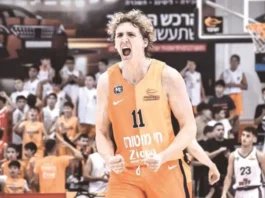 AFTER A pair of seasons in the NBA G League, former Yeshiva University star Ryan Turell is playing in Israel now with Ness Ziona. (photo credit: YEHUDA HALICKMAN)