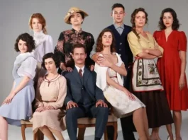 The cast of 'Beauty Queen of Jerusalem,' an original Israeli TV drama adapted for the screen by Esti Namdar, produced by Yes, and later acquired by streaming platform Netflix in 2022 (Courtesy)