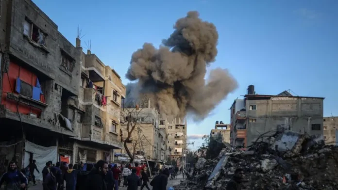 Eyewitnesses and local officials confirmed that the air strike targeted a residential area, reducing buildings to rubble Eyewitnesses and local officials confirmed that the air strike targeted a residential area, reducing buildings to rubble