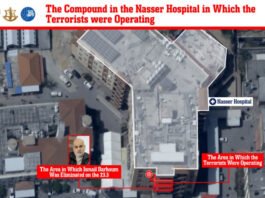 The military stated that the compound was used by Hamas operatives to plan and execute terror attacks against Israeli civilians and troops