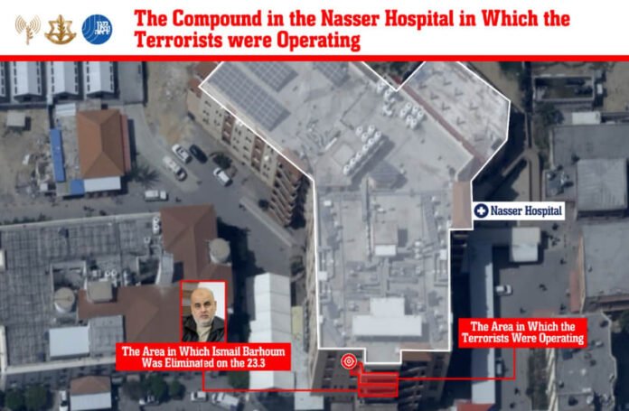 The military stated that the compound was used by Hamas operatives to plan and execute terror attacks against Israeli civilians and troops