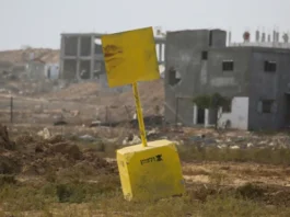 IDF troops secure the Yellow Line area in southern Gaza following repeated infiltration attempts by armed terrorists