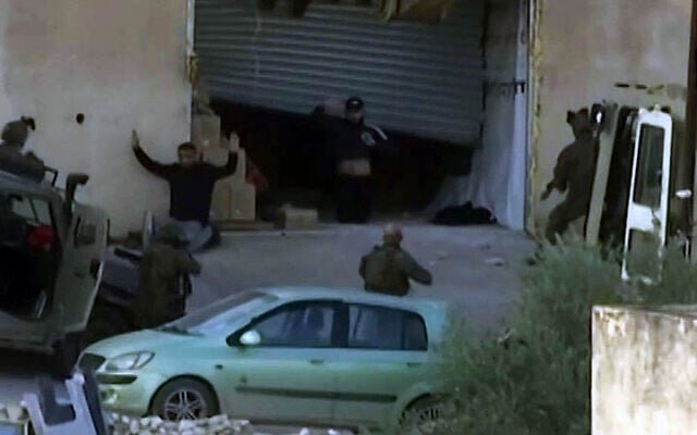 Border Police officers during West Bank operations amid escalating tensions following the fatal Jenin shooting incident