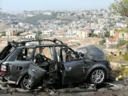 The IDF rejected accusations of striking a vehicle in southern Lebanon, saying Hezbollah militants caused the blast during a weapons smuggling attempt