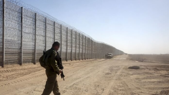 The fence is designed primarily to counter escalating weapons smuggling operations